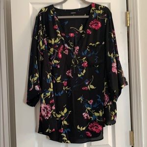 Torrid Floral Harper Blouse Size 4(26)